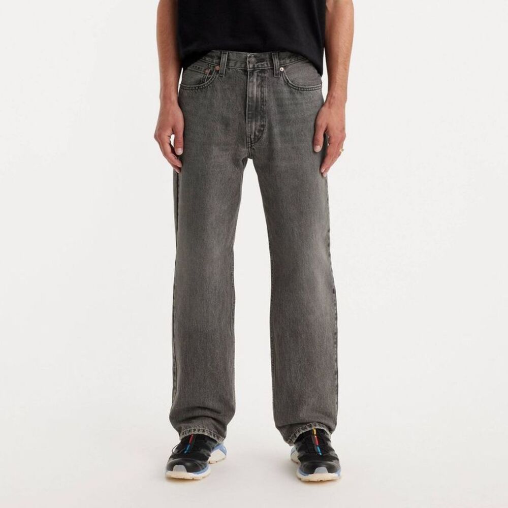 Levi's Men's 565 Mid-Rise Loose Straight Fit Jeans - Black Wash 38x32
